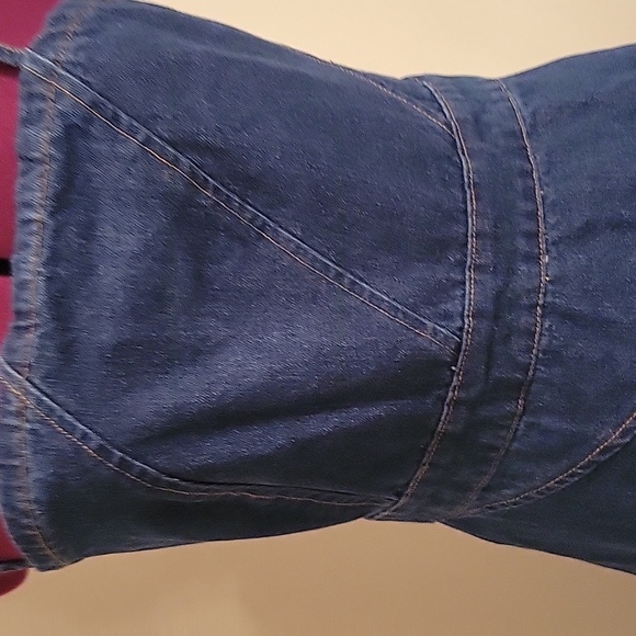 Host Pick!  Vici Long Denim Dress See measurements - Picture 2 of 10